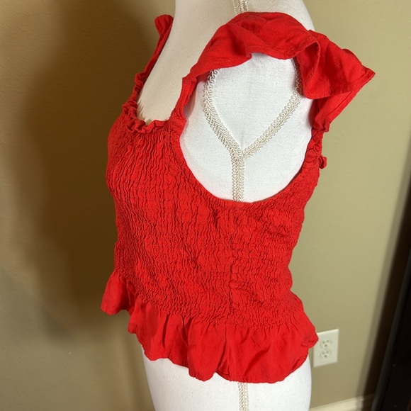 Red Ruffled Women's Top size medium
Sim and Sam - Picture 3 of 8